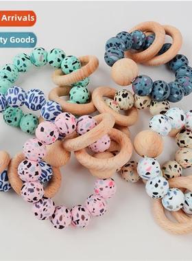 Baby Rattle Toys Teething Bracelet Teething Bracelet Leopard