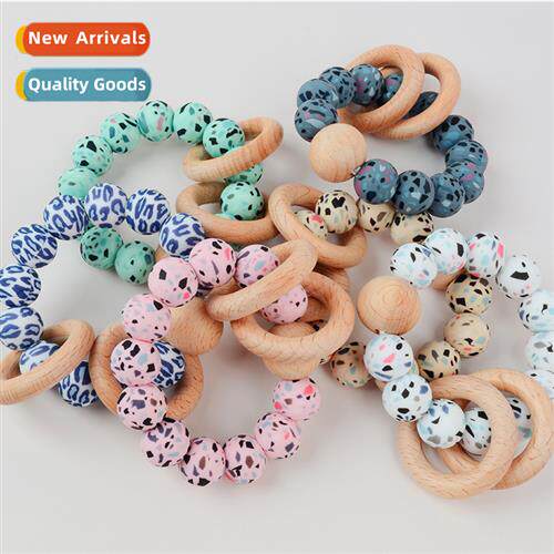 Baby Rattle Toys Teething Bracelet Teething Bracelet Leopard