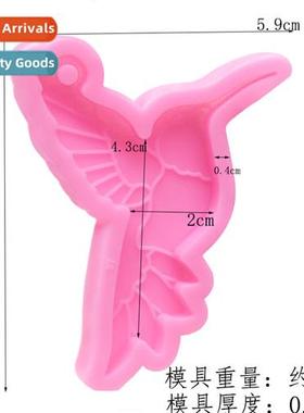New Drip Mould Creative Silice Model Hummingbird Mould Silic
