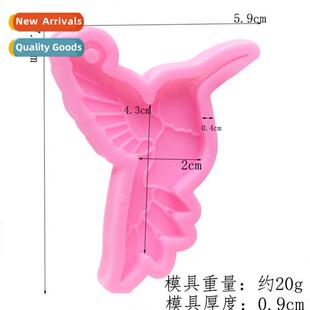 New Drip Mould Creative Silice Model Hummingbird Mould Silic