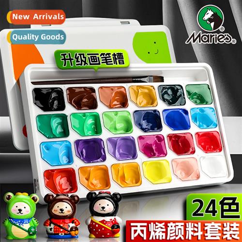 acrylic paint jelly set  24 colors 30ml portable pack art st