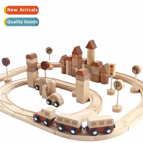 Wooden creative forest track childrens early educati enlight