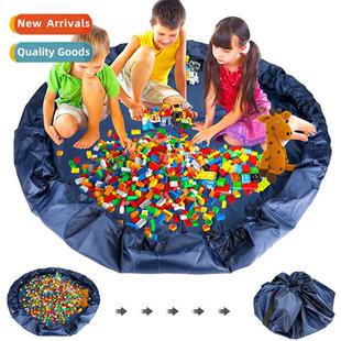 Bedroom Childrens Toy Storage Bag Block Toy Mat Storage Bag