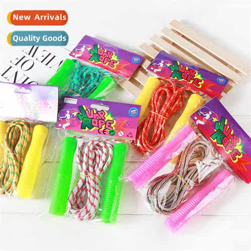 Plastic hle jump rope elementary school students sports jump