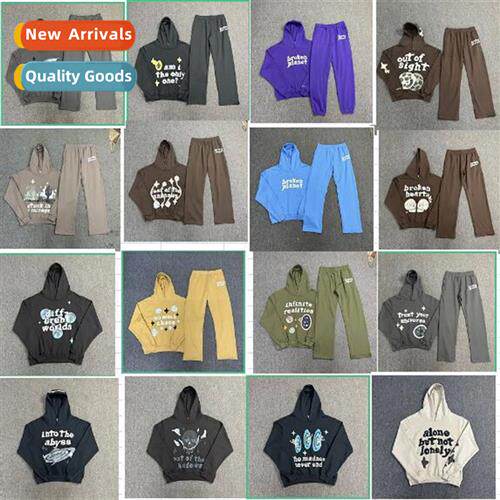 broken planet basic foam letter su loose hipster mens  women