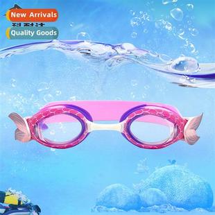 Eyelash Kids Swimming Goggles Silice Mermaid Carto Swimming