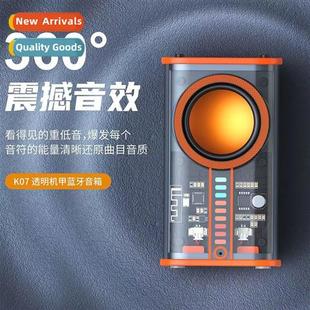 small steel gun TWS colorful mecha portable smal transparent