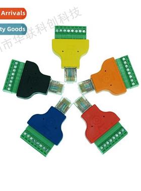 RJ45 socket to 8P b terminal RJ45 network port to terminal R