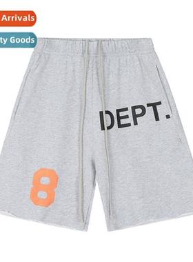 2023 summer new Gallery mixed color letter print casual loos