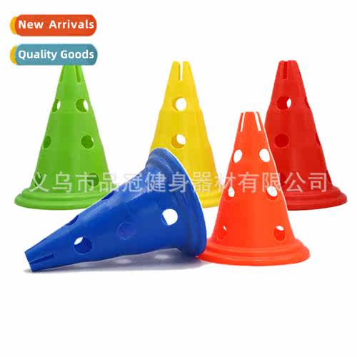30cm round bottom wh holes sign bucket soccer training sign