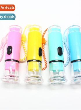 Small flashlight led flashlight plastic electric single ligh