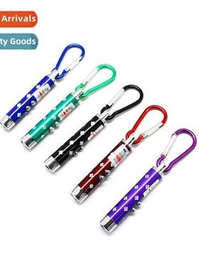 Three-in-e mini flashlight purple light banknote detecting l