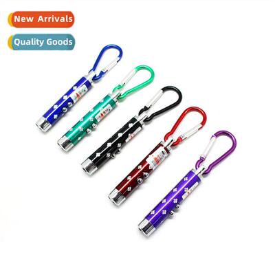 Three-in-e mini flashlight purple light banknote detecting l