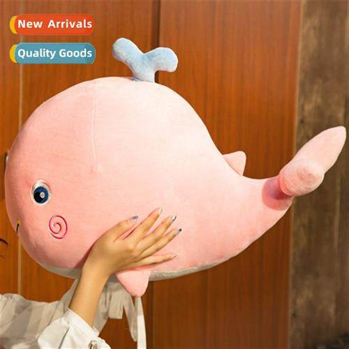 Cute carto Q couple whale plush toy doll removable processin