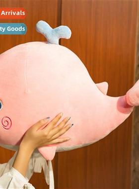 Cute carto Q couple whale plush toy doll removable processin