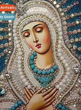 Diamd painting new DIY Madna full round diamd hmade point di