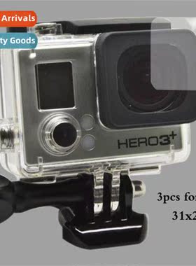 适用gopro camera 4/3 waterproof case lens protector 6 pieces