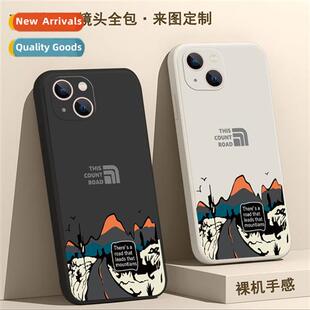 Dark wind illustrati lscape phe case apple 14 st case iphe13