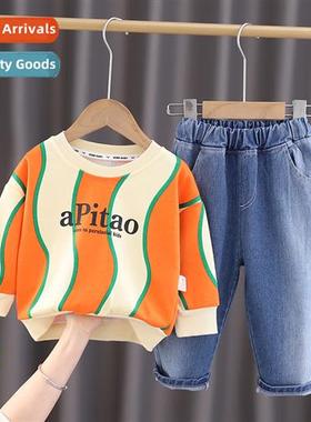 Boys spring set 2023 new n baby boy hsome spring  fall su ch