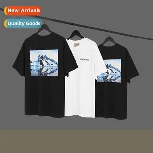 Essentials Limed Repeat Shi Print Line Mountain FOG Snowy