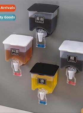 Wall-mounted oil jug seasing jug bottle kchen leak-pro soy s