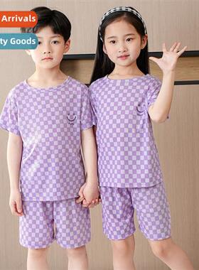 2023 summer new childrens p stripes checkerboard checkerboar
