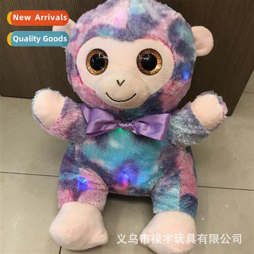 New LED colorful luminous orangutan TY big eyes tie-dye colo