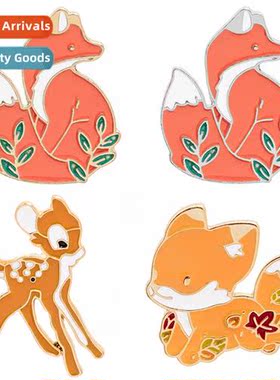 Japan and South Korea new INS style carto series deer fox cu