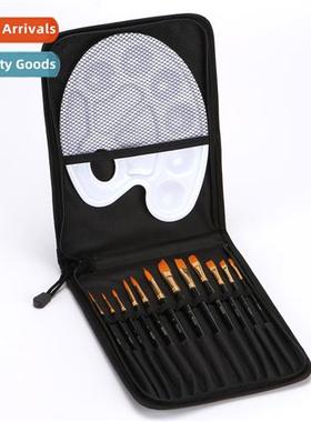 12pcs Multifunctial Combinati Paintbrush Set wh Palette Scra