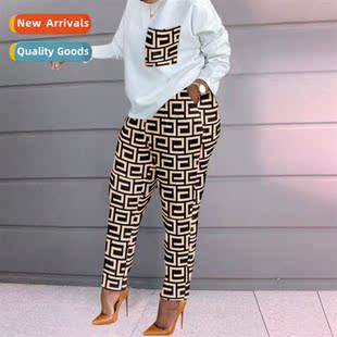 fashi printing yards spring loose big new sleeved Womens