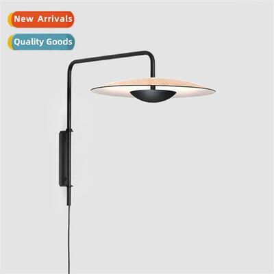 Flying saucer wall lamp Scinavian art lamp simple background