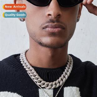 18mm high tide Cuban chain new bubble necklace qualy mens