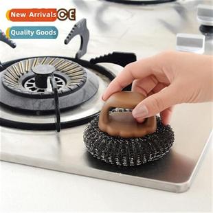steel wire ball kchen pot stainless brush scrubber cleaning