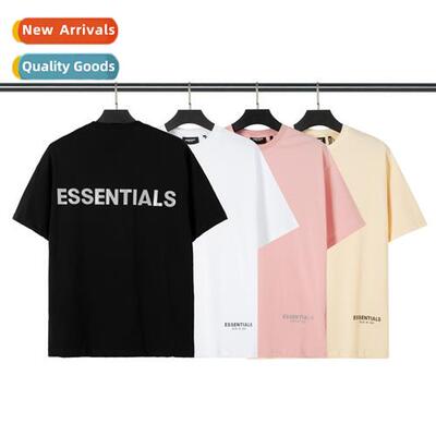 FOG Repeat Line Short Sleeve ESSENTLALS Reflective Loose Sho