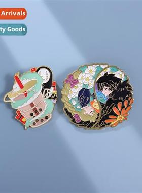 Natial tide exquise design sense badge accessories creative