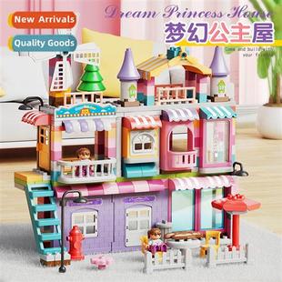 building castle blocks large chil Feiluo particles Princess