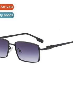 2A350 new leopard head square frame small glasses persalized