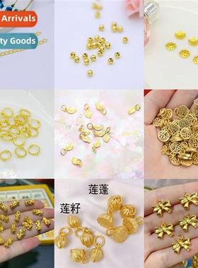 DIY blessed rabb bow blessed bravery round beads leaves chai