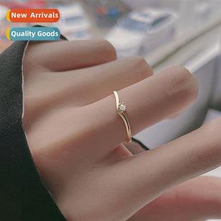 womens fashi luxury light ring simple New persaly