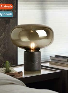 Post-modern simple marble table lamp Scinavian er bedside la