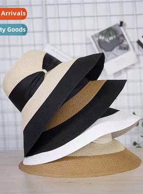 Europe and  Uned States splicing large-brimmed ladies sunsha