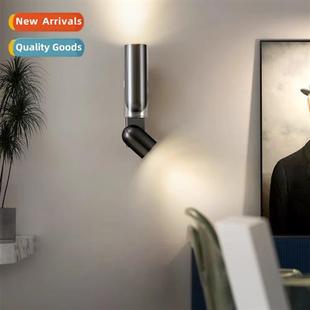 Designer rotating adjustable bedside lamp wall light fixture