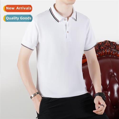 Mens new polo shirt fashi nd casual mens short-sleeved summe