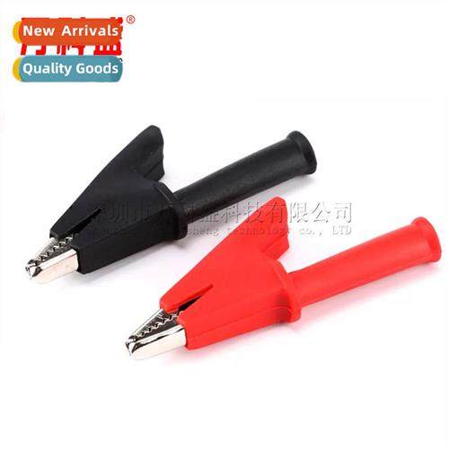 Semi-closed Test Clip Open 5mm Battery Clip 4mm Jack Alligat
