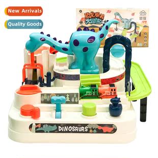 Adventure Car Track Lot Toys Parking Dinosaur