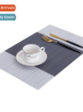hotel western restaurant pvc placemat teslin table mat plate