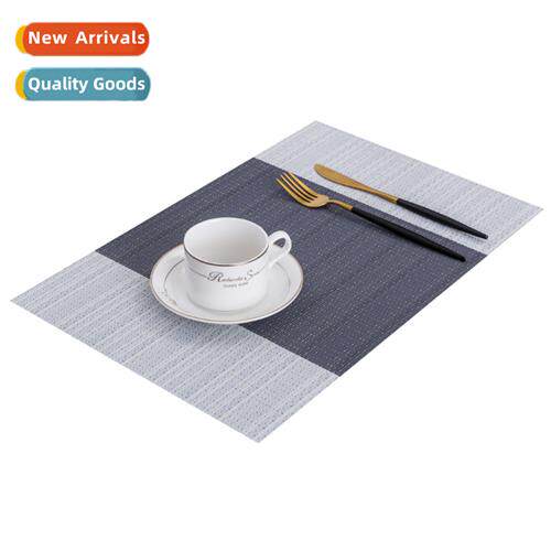 hotel western restaurant pvc placemat teslin table mat plate