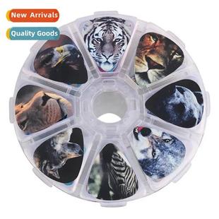 50 Pieces Colorful Pattern Guar Plectrum Set Musical Instrum