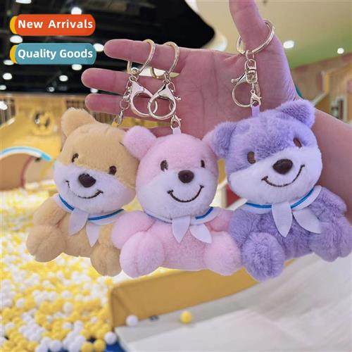 Navy bear keychain bag charm bear doll doll plush bear penda