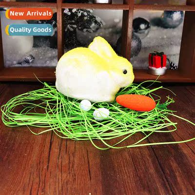 New Easter decoratis Easter bunny colorful eggs carrot toys